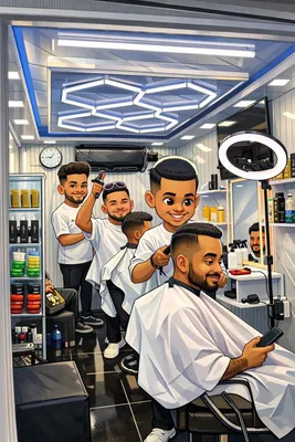 صورة من الصالون