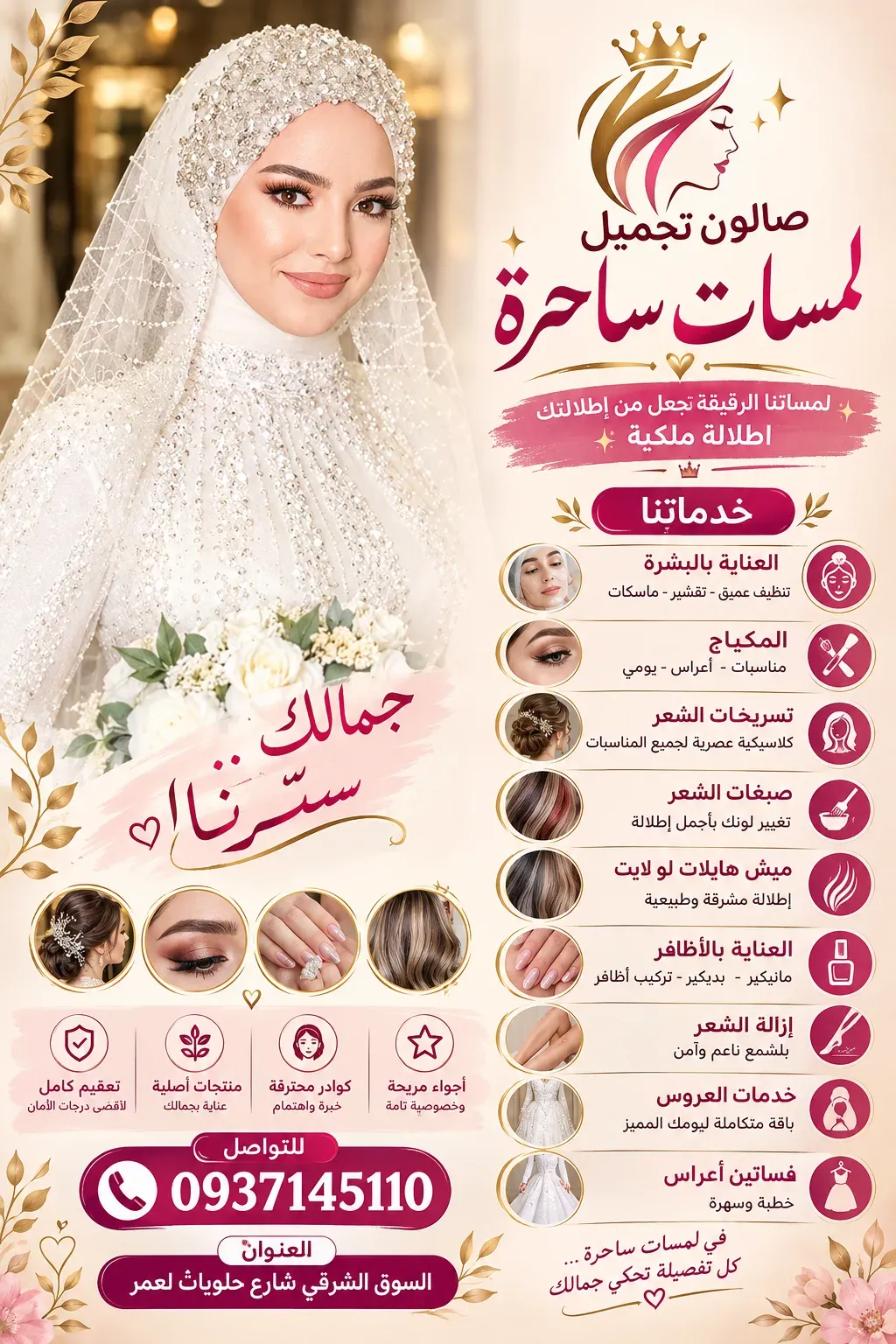 صالون لمسات ساحرة